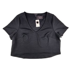Torrid NWT Black Short Sleeve Top Size 1X